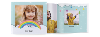 Photo Books — Fluffy rainbow clouds