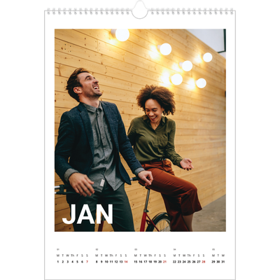 A3 photo calendars — Big month [January]