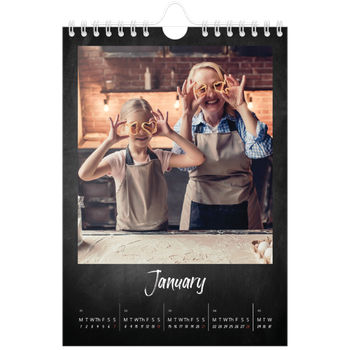 A5 portrait — Chalkboard style