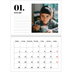 A4 Double Photo Calendar — Serif and moments [January]