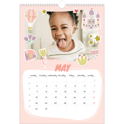 A3 photo calendars — Rainbow unicorn [cover]