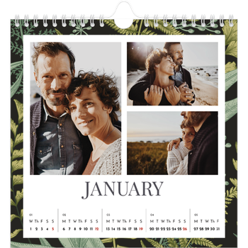 Square Photo Calendar — Floral wallpapers