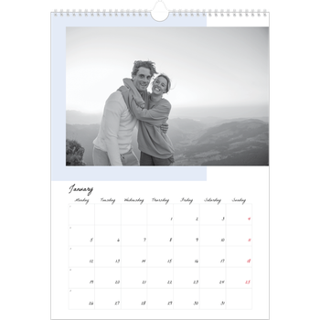 A3 Photo Calendar — Colour screens