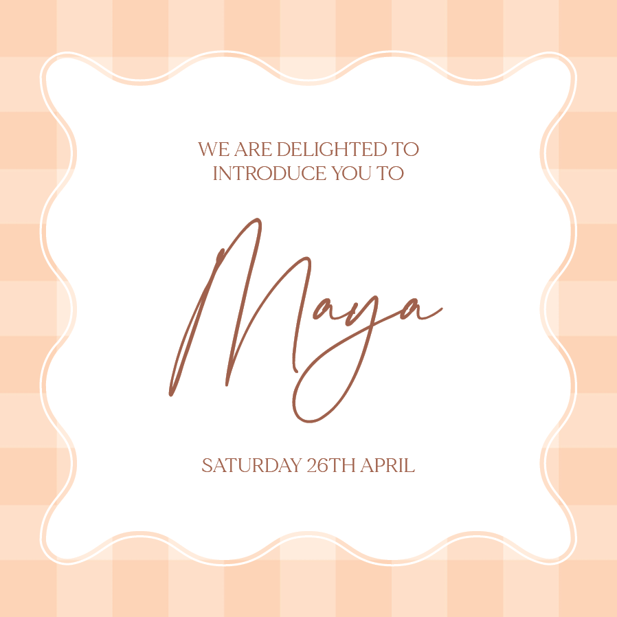 Invitations — Pastel scallops