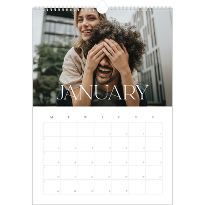 A3 photo calendars — Larger than life [January]