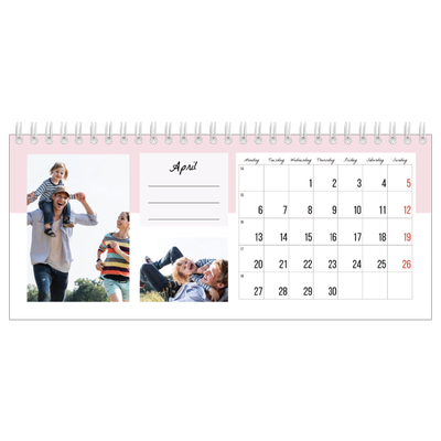 Desk calendars — List Calendar [April]