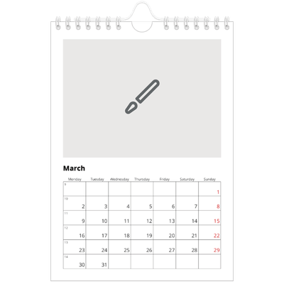 A5 Photo Calendar — Design your own calendar [March]