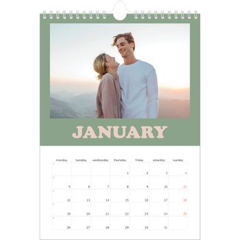 A4 Photo Calendar — Retro frames