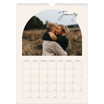A3 photo calendars — Arch memories [January]