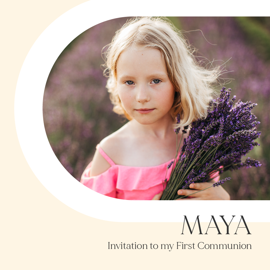 Invitations — Free-flowing - ivory