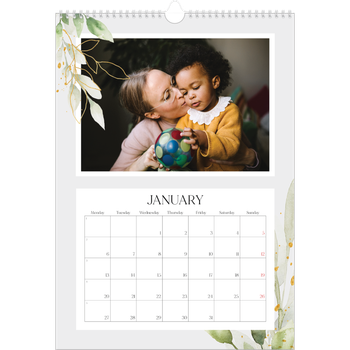 A3 Photo Calendar — Floral splash