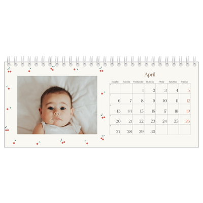 Desk calendars — Cherry bliss [April]