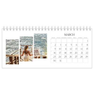 Desk calendars — Travel mosaics [March]