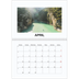 A4 Double Photo Calendar — Simple photo [April]