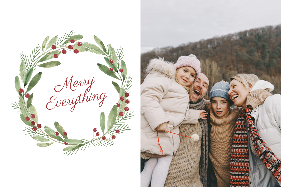 Cards — Subtle wreath