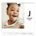 Square calendars  — Letter spotlight [January]