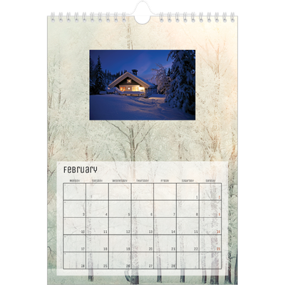 A4 Photo Calendar — Back to nature [February]