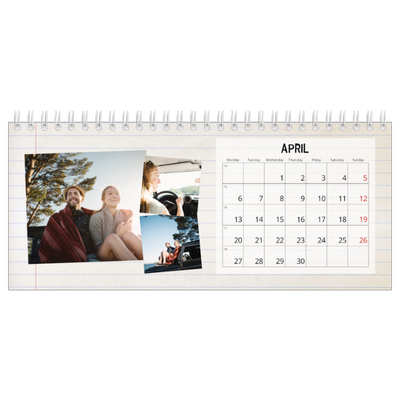 Desk calendars — Parts unknown [April]