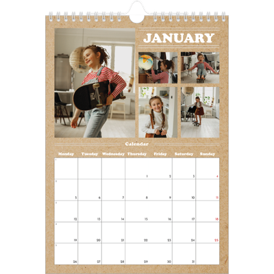 A4 Photo Calendar — This year’s editorial [January]