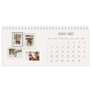 Desk Photo Calendar — Wall photo gallery