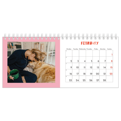 Desk calendars — Fun colourful you [February]