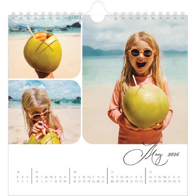 Square calendars  — Snapshots and script [cover]