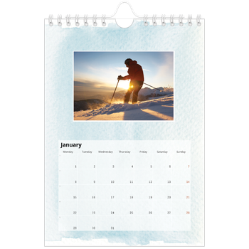 A5 portrait — Watercolour backgrounds