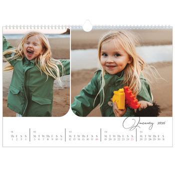 A3 Landscape Photo Calendar — Snapshots and script