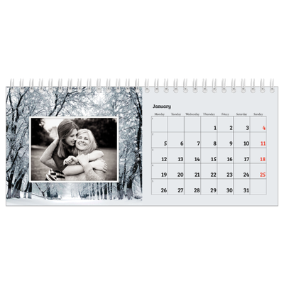 Desk calendars — Four seasons [January]
