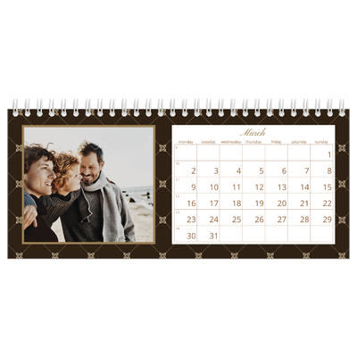 Desk calendars — Vintage monochrome [March]