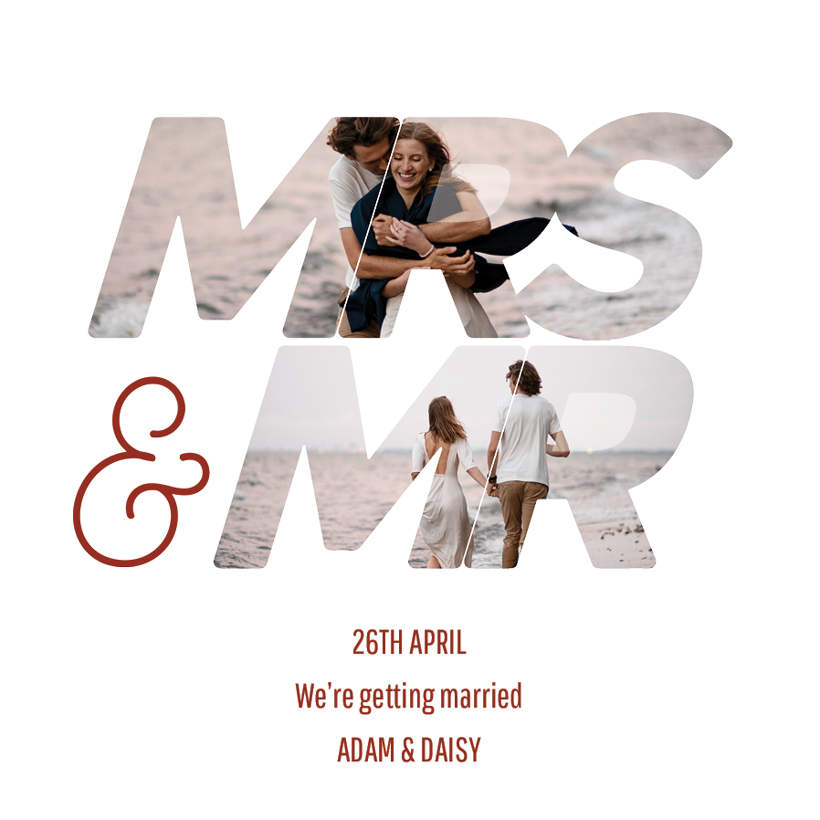 Invitations — Mrs and Mr