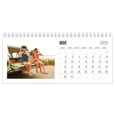 Desk calendars — Abbreviated text [March]