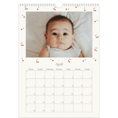 A3 photo calendars — Cherry bliss [April]