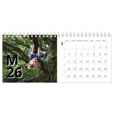 Desk calendars — Letter style [cover]