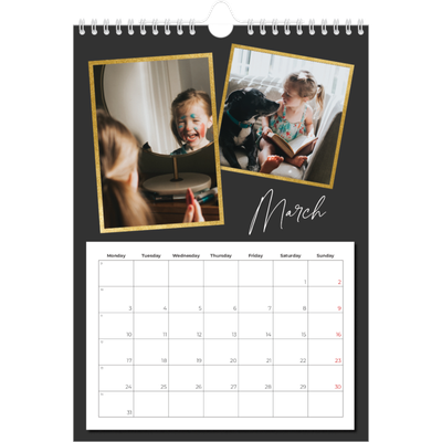 A4 Photo Calendar — So many memories [March]
