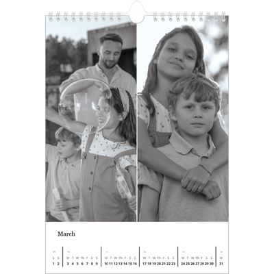 A5 Photo Calendar — Focus [March]