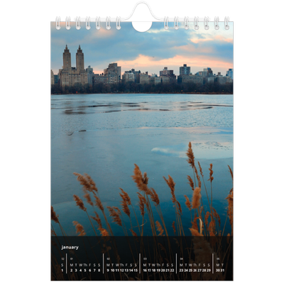 A5 Photo Calendar — Complements [January]