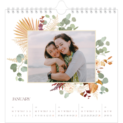 Square calendars  — Boho [January]