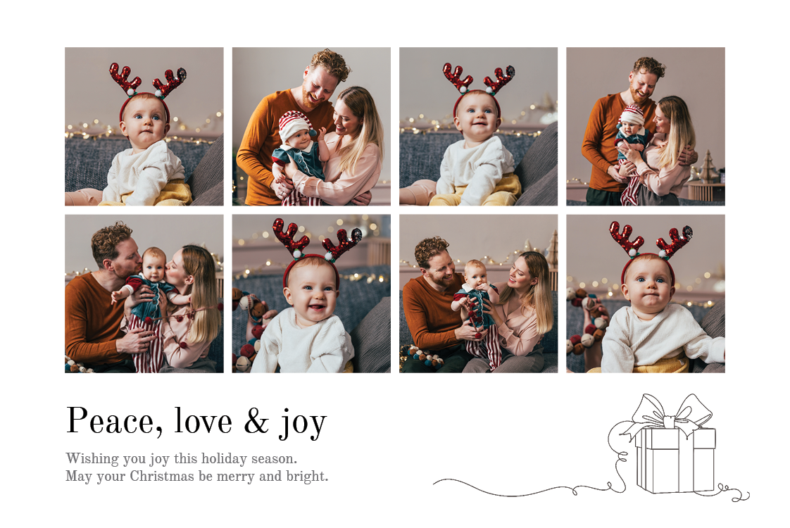 Cards — Festive grid Christmas