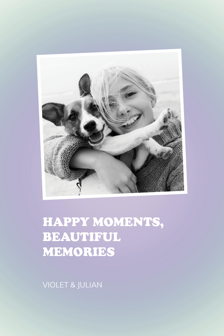 Cards — Purple joy