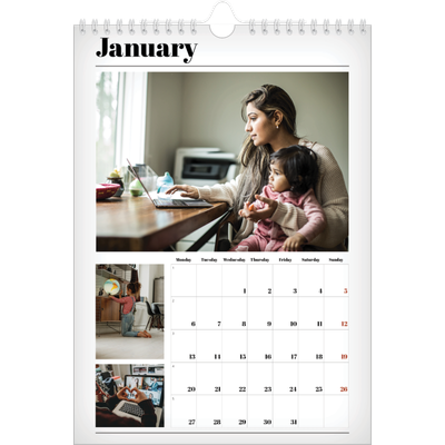 A4 Photo Calendar — Hot off the press [January]