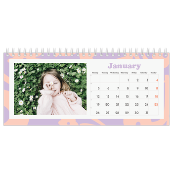 Desk Photo Calendar — Playing with pattern