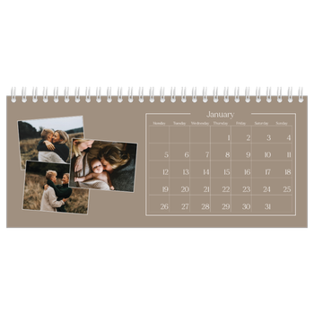 Desk Photo Calendar — Crafted memories