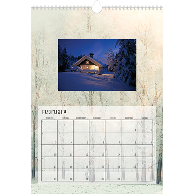 A3 photo calendars — Back to nature [February]