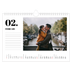 A4 Landscape Photo Calendar — Serif and moments [February]