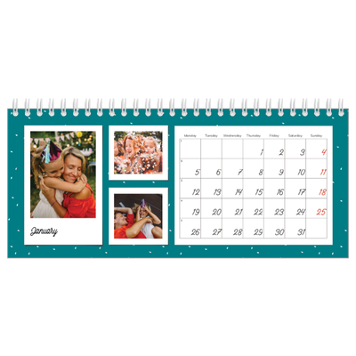 Desk calendars — Colour pop snapshots [January]