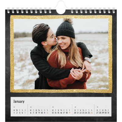 Square calendars  — Rustic charm [January]