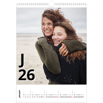 A3 Photo Calendar — Letter style