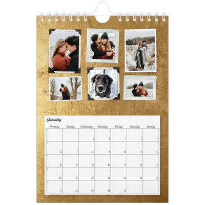 A5 Photo Calendar — Picture collection [January]
