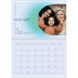 A4 Double Photo Calendar — Astrology gradients [January]